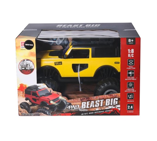 112409 Kumandalı Dev Jeep 1:18 -Gepettoys 112409 Kumandalı Dev Jeep 1:18 -Gepettoys