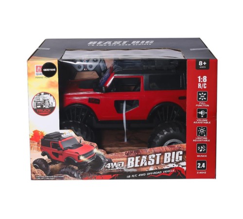 112409 Kumandalı Dev Jeep 1:18 -Gepettoys 112409 Kumandalı Dev Jeep 1:18 -Gepettoys