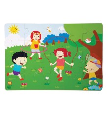 1276-CS Chiva, İlkbahar Ahşap Yer Puzzle