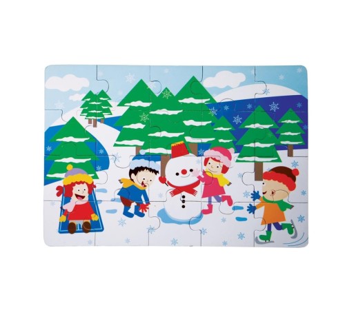 1278-CS Chiva, Kış Ahşap Yer Puzzle 1278-CS Chiva, Kış Ahşap Yer Puzzle