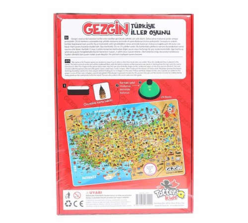 2290 Gezgin Türkiye İller Oyunu -Tottreiq 2290 Gezgin Türkiye İller Oyunu -Tottreiq