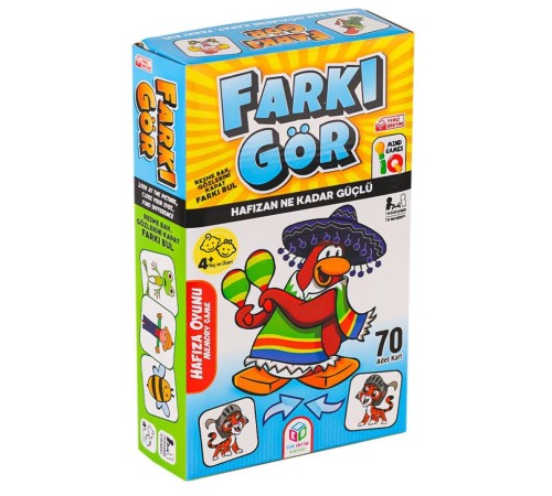 2846-728 Farkı Gör Hafıza Oyunu -Hobi Oyuncak 2846-728 Farkı Gör Hafıza Oyunu -Hobi Oyuncak