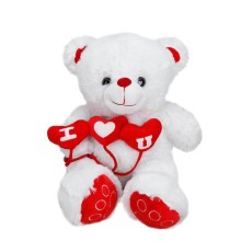 3 Kalpli Peluş Ayı 38 cm.
