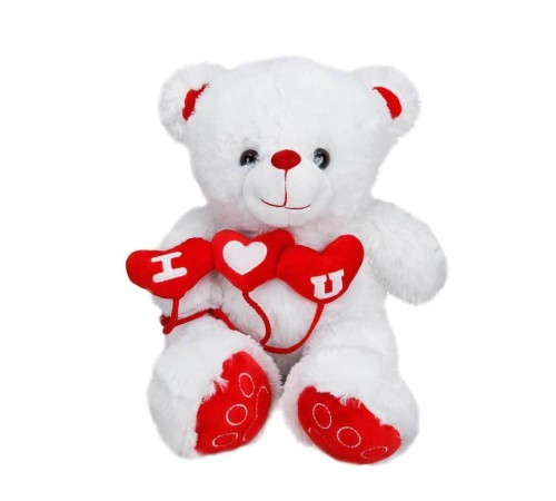 3 Kalpli Peluş Ayı 38 cm. 3 Kalpli Peluş Ayı 38 cm.