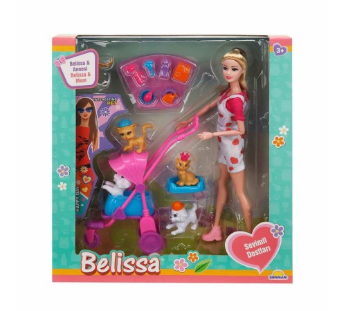 3045 Belissa'nın Annesi ve Sevimli Dostlar 30 cm -Sunman 3045 Belissa'nın Annesi ve Sevimli Dostlar 30 cm -Sunman