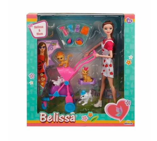 3045 Belissa'nın Annesi ve Sevimli Dostlar 30 cm -Sunman 3045 Belissa'nın Annesi ve Sevimli Dostlar 30 cm -Sunman