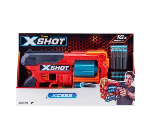 36737 Zuru X Shot Sünger Atan Excel-Xcess 16 Mermili Silah 36737 Zuru X Shot Sünger Atan Excel-Xcess 16 Mermili Silah