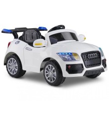 436 Audi 12V Beyaz Akülü Araba