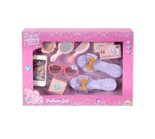 4376 Pretty Pinky Kokoş Terlik Gözlük Tarak Set -Sunman 4376 Pretty Pinky Kokoş Terlik Gözlük Tarak Set -Sunman