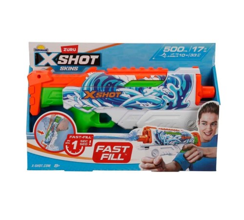 4583 X-Shot Skins Hyperload Fast Fill Su Tabancası 34 cm 4583 X-Shot Skins Hyperload Fast Fill Su Tabancası 34 cm