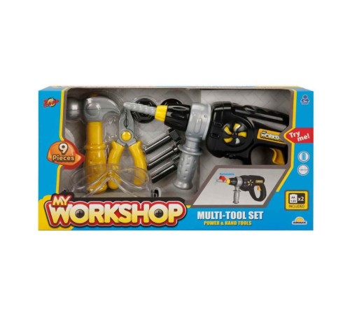 4606 Zapp Toys My Workshop Matkaplı Tamir Seti 9 Parça 4606 Zapp Toys My Workshop Matkaplı Tamir Seti 9 Parça