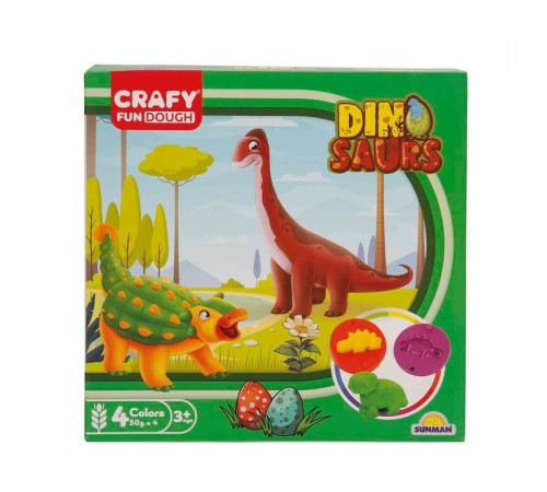 4734 Crafy 14’lü Oyun Hamuru Kalıp Seti – Dinozorlar 4734 Crafy 14’lü Oyun Hamuru Kalıp Seti – Dinozorlar