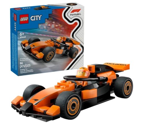 60442 Lego City McLaren Yarış Arabalı F1 Sürücüsü 86 parça +6 yaş 60442 Lego City McLaren Yarış Arabalı F1 Sürücüsü 86 parça +6 yaş