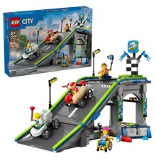 60460 Lego City Senin Kuralların: Yarış Arabası Rampa Parçası 436 parça +6 yaş