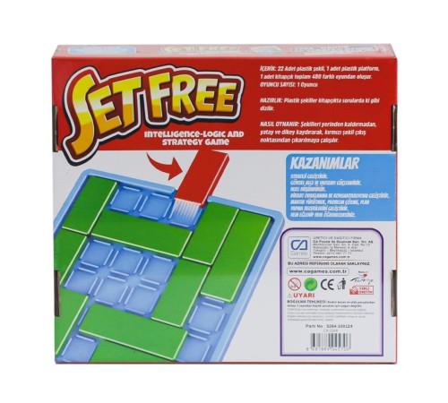 620 CAPLS-5264 Setfree Zeka, Mantık ve Strateji Oyunu -CaGames 620 CAPLS-5264 Setfree Zeka, Mantık ve Strateji Oyunu -CaGames
