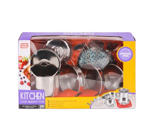 666-B8 Metal Çay Seti -Toysan Oyuncak 666-B8 Metal Çay Seti -Toysan Oyuncak