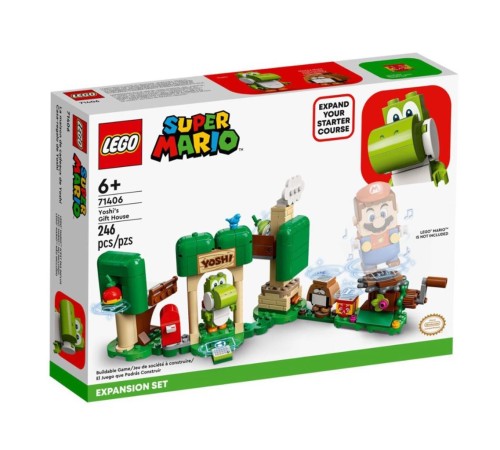 71406 LEGO® Super Mario Yoshi'nin Hediye Evi Ek Macera Seti 246 parça +6 yaş 71406 LEGO® Super Mario Yoshi'nin Hediye Evi Ek Macera Seti 246 parça +6 yaş