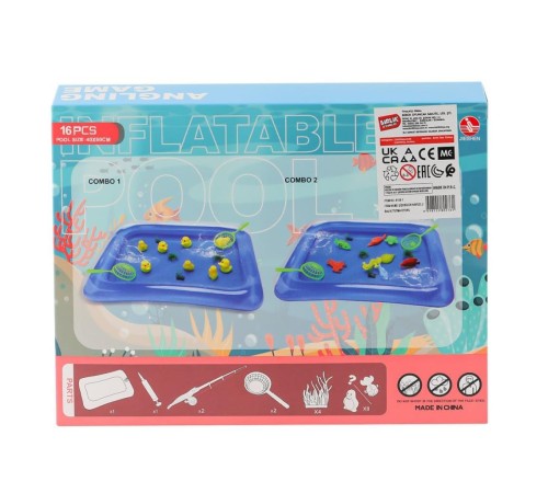 8159-1 Şişebilen Havuzlu Balık Tutma Oyunu -Birliktoys 8159-1 Şişebilen Havuzlu Balık Tutma Oyunu -Birliktoys