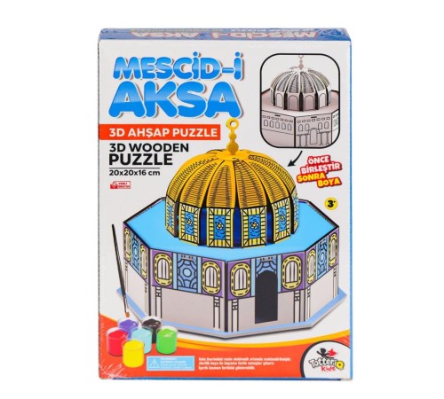 8209 Mescid-i Ahka 3D Ahşap Puzzle ve Boyama -Totteriq 8209 Mescid-i Ahka 3D Ahşap Puzzle ve Boyama -Totteriq