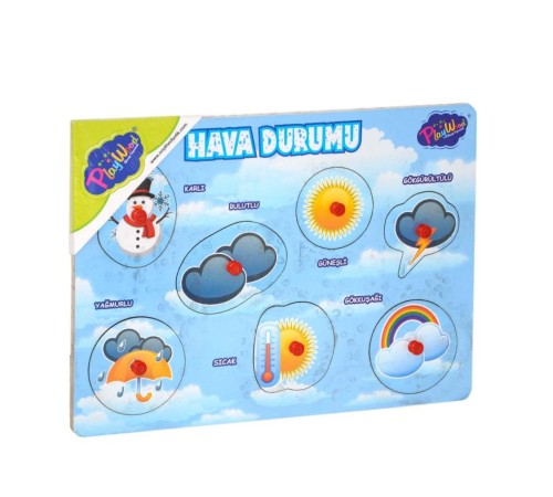 Ahşap Tutmalı Hava Durumu Puzzle Ahşap Tutmalı Hava Durumu Puzzle