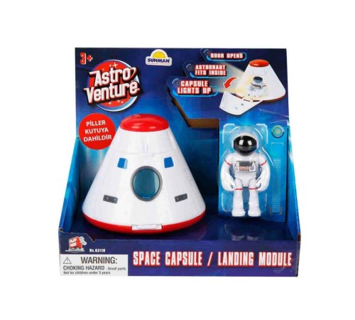 Astro Venture Sesli ve Işıklı Uzay Kapsülü İniş Modülü Astro Venture Sesli ve Işıklı Uzay Kapsülü İniş Modülü
