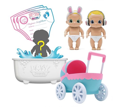 Baby Secrets Sürpriz Figür ve Bebek Arabası Seti Baby Secrets Sürpriz Figür ve Bebek Arabası Seti