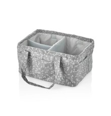 BabyJem Katlamalı Anne & Bebek Organizer 795 Gri Çiçek