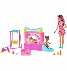 Barbie Bebek Bakıcısı Skipper Oyun Evi Seti HHB67
