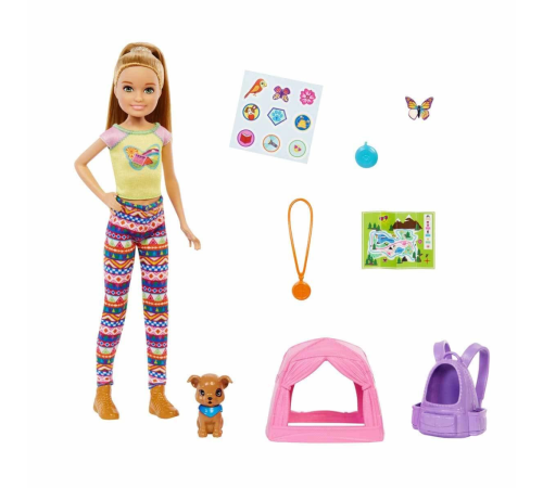 Barbie nin Kız Kardeşleri Kampa Gidiyor Oyun Seti HDF69 Barbie nin Kız Kardeşleri Kampa Gidiyor Oyun Seti HDF69