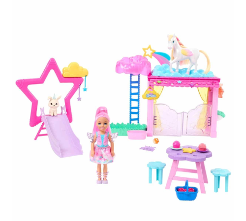 Barbie a Touch of Magic Chelsea ve Pegasus Oyun Seti HNT67 Barbie a Touch of Magic Chelsea ve Pegasus Oyun Seti HNT67