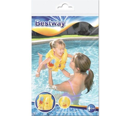 Bestway 32069 Tropikal Desenli Can Yeleği Bestway 32069 Tropikal Desenli Can Yeleği