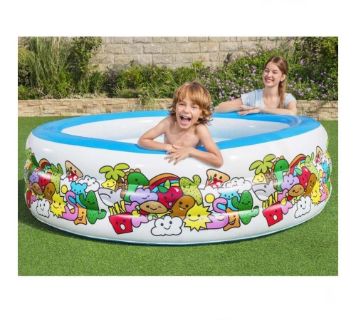 Bestway Şişme Jumbo Desenli Havuz 51122 Bestway Şişme Jumbo Desenli Havuz 51122