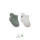 Bistyle 2'Li Sneakers Smile Penye Çorap BS20106 Nil Ekru