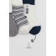 Bistyle 3'Lü Penye Soket Çorap BS10109 Gri