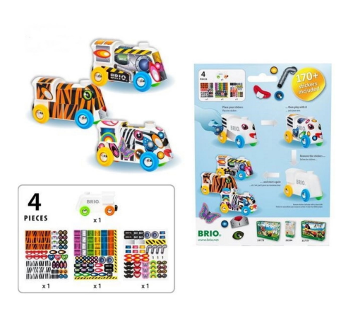 Brio Sticker Yapıştırmalı Tren 33979 Brio Sticker Yapıştırmalı Tren 33979