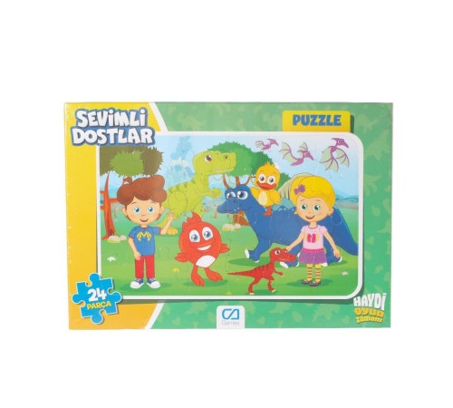 CAFRM-5121-5122 Sevimli Dostlar Frame Puzzle 24 Parça CAFRM-5121-5122 Sevimli Dostlar Frame Puzzle 24 Parça