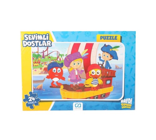 CAFRM-5121-5122 Sevimli Dostlar Frame Puzzle 24 Parça CAFRM-5121-5122 Sevimli Dostlar Frame Puzzle 24 Parça