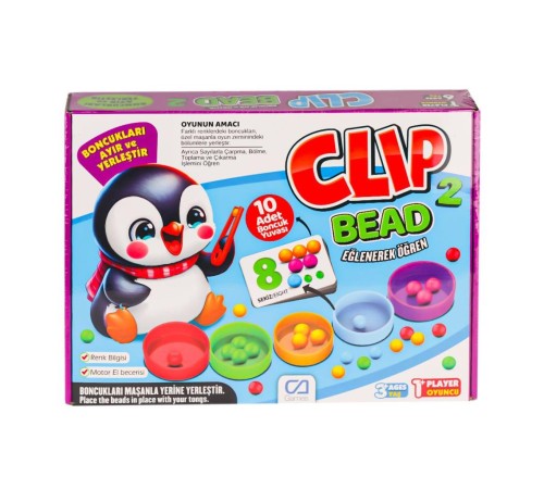 CAPLS-5286 Clip Bead Kutu Oyunu -CA Games CAPLS-5286 Clip Bead Kutu Oyunu -CA Games