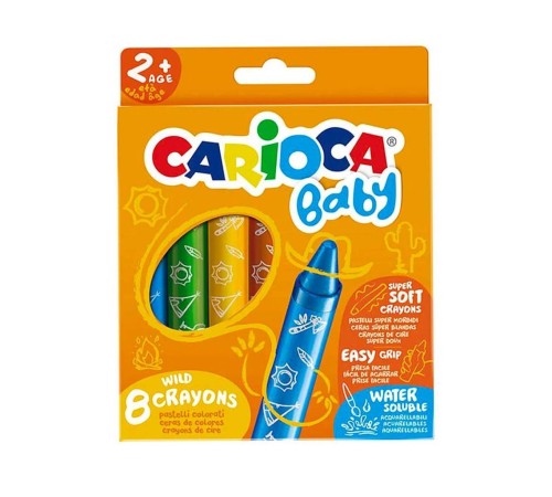 Carioca Jumbo Bebek Yumuşak Pastel Boya 8'li Carioca Jumbo Bebek Yumuşak Pastel Boya 8'li