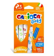 Carioca Jumbo Keçeli Boya Kalemi 6'lı