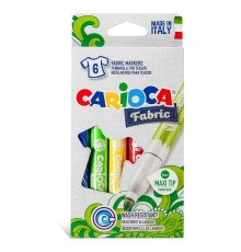 Carioca Kumaş Keçeli Boya Kalemi Maxi 6'lı