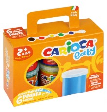 Carioca Yıkanabilir Parmak Boyası 6 Renk