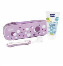 Chicco Diş Fırçası Seti 6+ Ay Lila