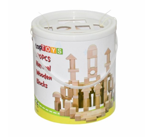 CS-8831 Natural Ahşap Blok Seti 100 Parça -Chiva CS-8831 Natural Ahşap Blok Seti 100 Parça -Chiva