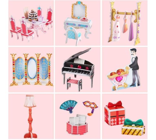 CubicFun Prenses Doğumgünü Şatosu 3D Puzzle CubicFun Prenses Doğumgünü Şatosu 3D Puzzle