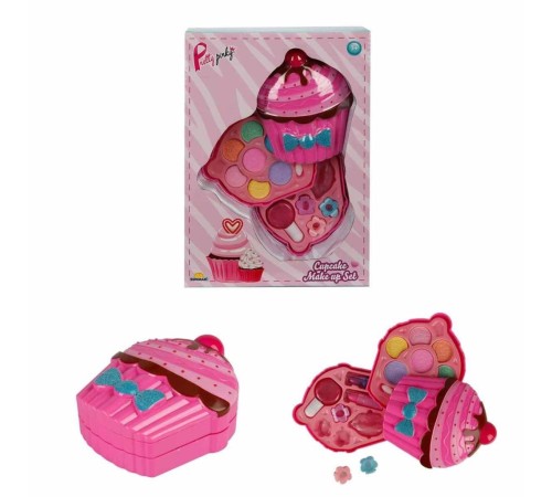 Cupcake Şekilli 2 Katlı Makyaj Güzellik Seti Cupcake Şekilli 2 Katlı Makyaj Güzellik Seti