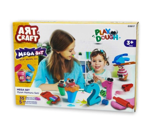 Dede Art Craft Mega Oyun Hamuru Seti Dede Art Craft Mega Oyun Hamuru Seti