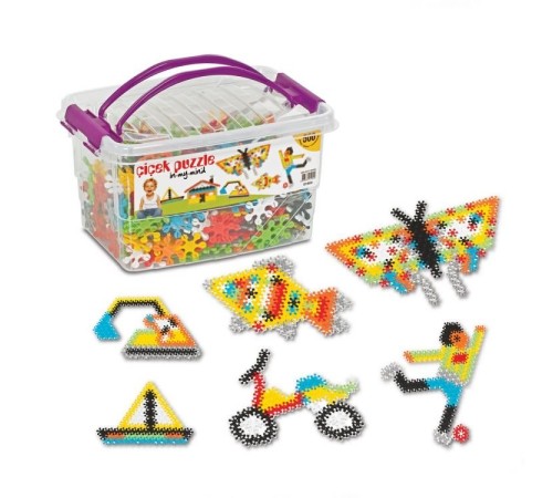Dede Çiçek Puzzle Box Eğitici Şekiller 500 Parça Dede Çiçek Puzzle Box Eğitici Şekiller 500 Parça