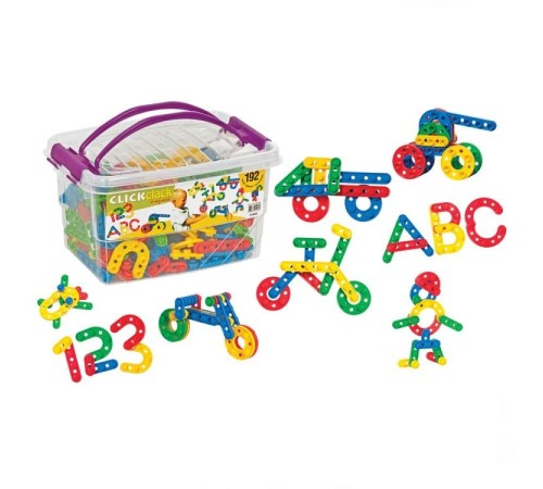 Dede Click Clack Box Eğitici Şekiller 192 Parça Dede Click Clack Box Eğitici Şekiller 192 Parça