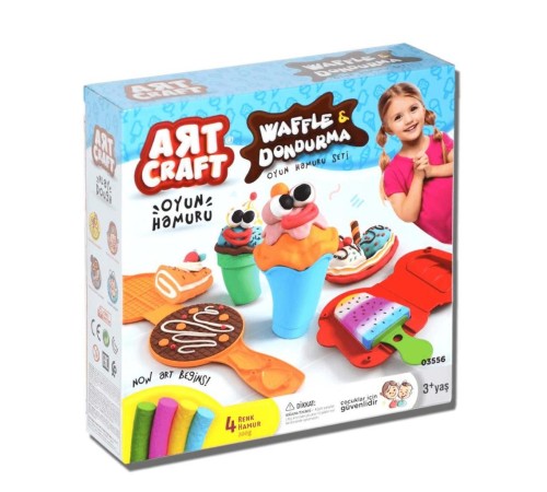 Dede Waffle ve Dondurma Oyun Hamuru Seti Dede Waffle ve Dondurma Oyun Hamuru Seti